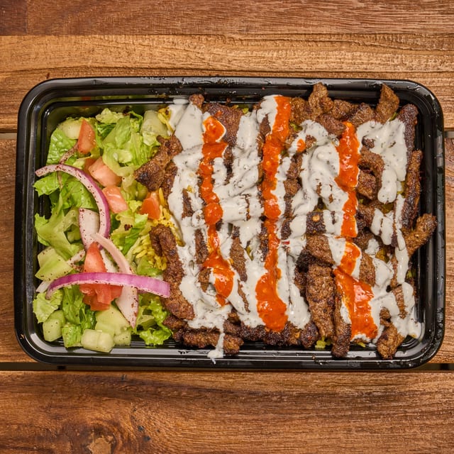 Beef Over Rice.