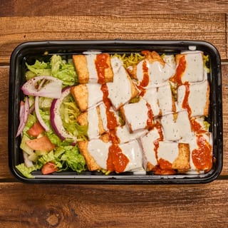 Paneer Tikki Over Rice